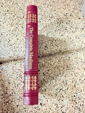 The Complete Madison Burgundy Leather Bound Book